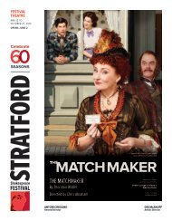 the matchmaker - Stratford Festival