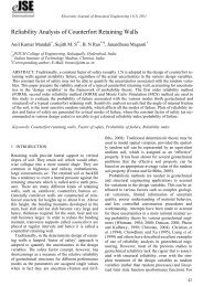 Reliability Analysis of Counterfort Retaining Walls - Electronic ...