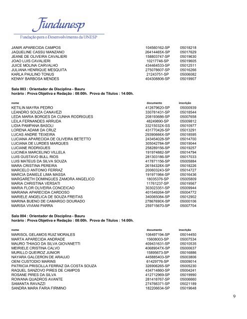 A Fundação para o Desenvolvimento da UNESP - FUNDUNESP ...