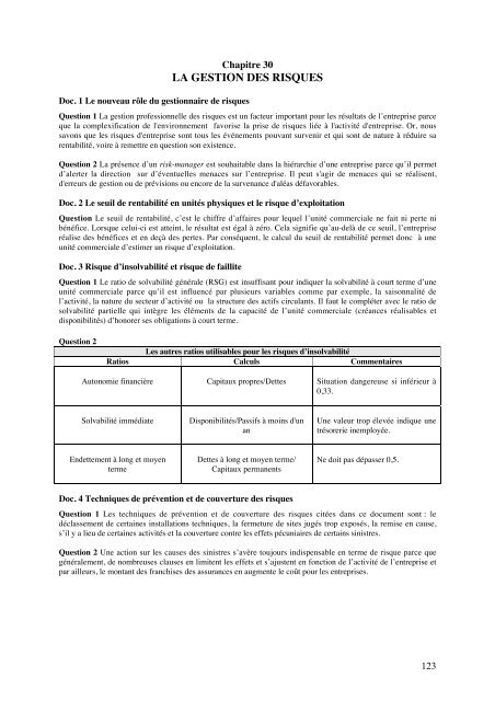 Management et gestion des unitÃ©s commerciales - Editions BrÃ©al