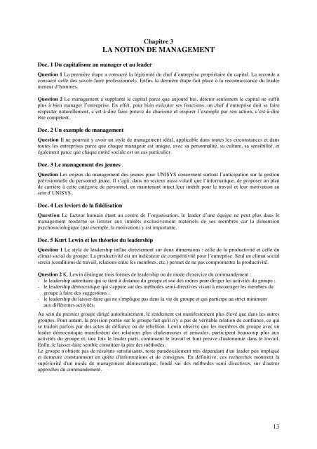 Management et gestion des unitÃ©s commerciales - Editions BrÃ©al