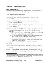 IHSS FOR CHILDREN - Disability Rights California