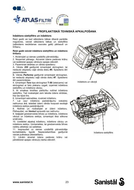 Atlas Filtri automÄtiskÄ Å«dens mÄ«kstinÄÅ¡anas iekÄrta ar ... - Sanistal