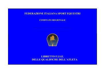 libretto del cavaliere - FISE Toscana