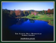 THE SAMUEL BULL HOMESTEAD Woodbury, Connecticut THE ...