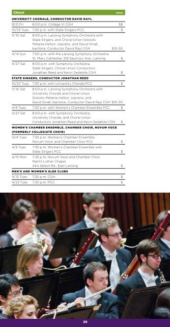 michigan state - MSU College of Music - Michigan State University