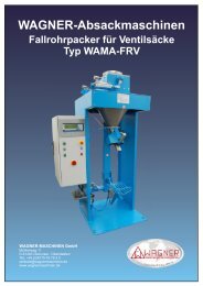 Typ WAMA-FRV - WAGNER Maschinen GmbH