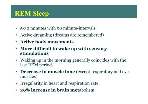 Physiology of Sleep