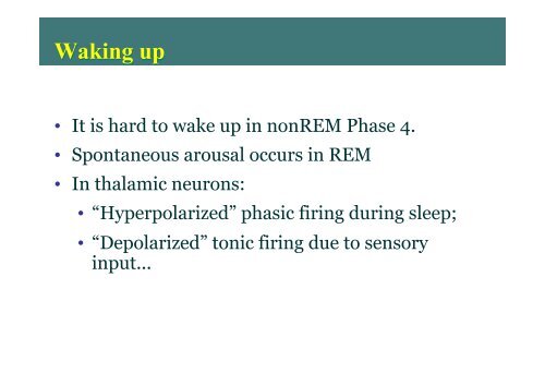 Physiology of Sleep