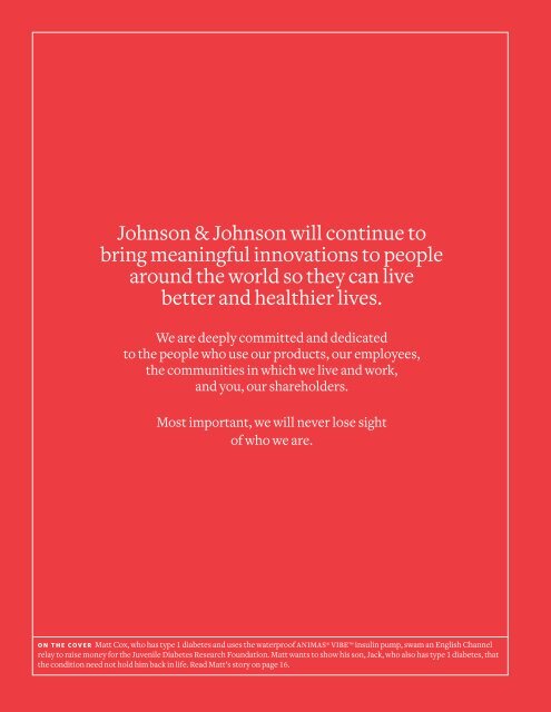 ANNUAL REPORt 2011 - Investor Relations - Johnson & Johnson