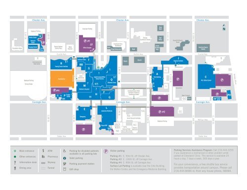 Cleveland Clinic Main Campus Map 2020 Printable Campus Map   Cleveland Clinic Lerner Research Institute