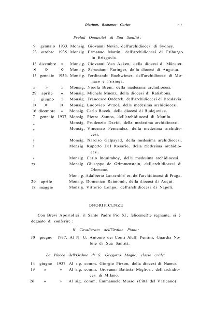 ACTA APOSTOLICAE SEDIS - Libr@rsi