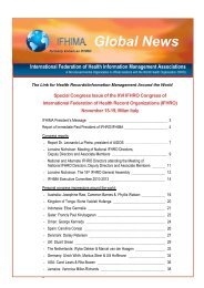 IFHIMA Global News Issue No. 7, April 2011
