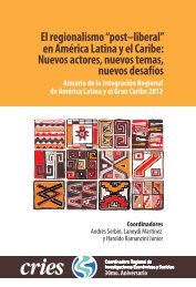 Anuario de Integración Regional de América Latina y el Gran ... - cries