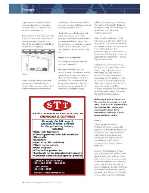 Hot Dip Galvanizing of Sheet Metal - hdgasa