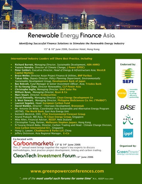 to download the brochure - Hong Kong Sustainable Development ...