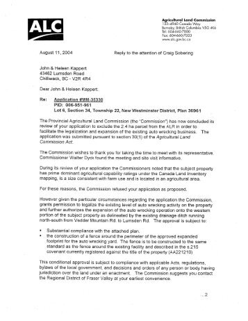 Item 08-04 Kappert- ALR- Approval Letter.pdf