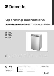 RM7270L, 7290L, 7400L fridge manual (855kb) - Swift Owners Club