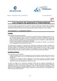 Les moyens de paiement Ã  l'international - CCI CÃ´te-d'Or