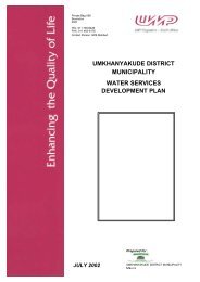 umkhanyakude district municipality water services development plan