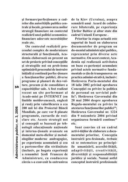 Revista "Administrarea publicÄ" iulie â septembrie 2006 nr. 3