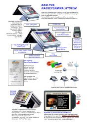 EASI POS KASSETERMINALSYSTEM - DKC