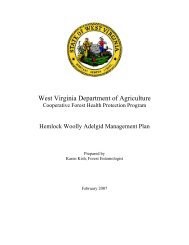 Hemlock Woolly Adelgid Management Plan - West Virginia ...