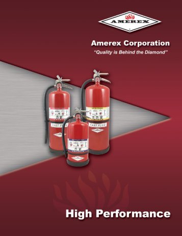 High Performance Extinguisher Specifications Heavy Duty ...