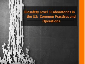 Biosafety Level 3 Laboratories in the US - North Carolina Mosquito ...