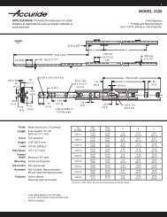 MODEL 3320 - Accuride