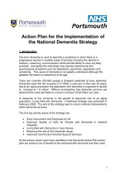 Dementia Action Plan - NHS Portsmouth