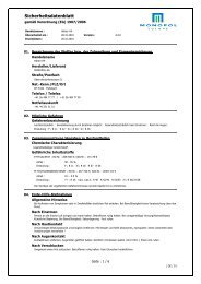 Sicherheitsdatenblatt - Monopol Colors