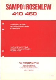 Varaosakirja SR410-460 - Sampo-Rosenlew