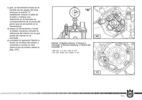 WR, CR 125/2005 - Moto Reichen