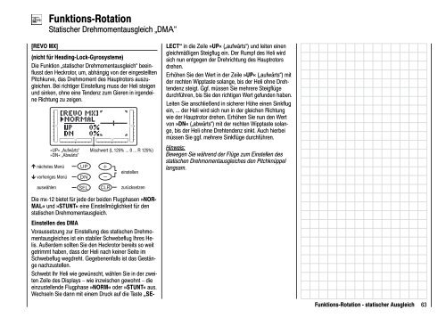 Funktions-Rotation - Graupner