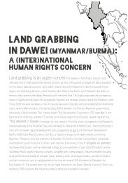 Land Grabbing in Dawei (MyanmarI Burma): - Transnational Institute