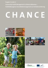 Projekt CHANCE deutsch - CHANCE (Community Health ...