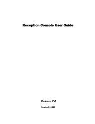 Reception Console User Guide - Comcast Business