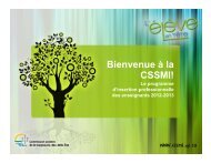 Bienvenue Ã  la CSSMI! - Carrefour national de l'insertion ...