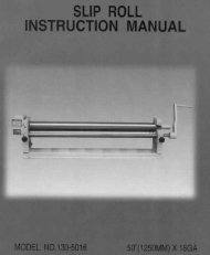 SLIP ROLL INSTRUCTION MANUAL - Enco