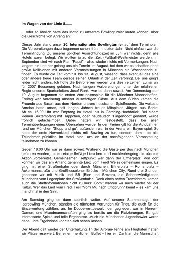 Bericht vom Turnier (pdf) - Flughafen München