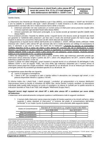 Comunicazione utenze MT commi 35 4 37 8 e 37 9 ... - Il Gruppo Hera