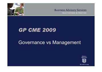Governance vs Management (PDF Format) - General Practice ...