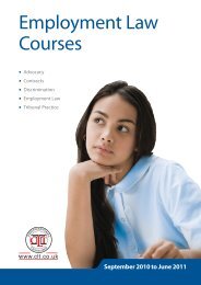 Employment Law Course - Clt