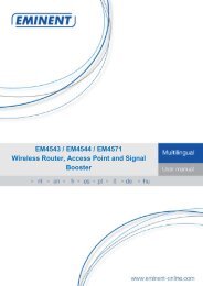 EM4543 / EM4544 / EM4571 - Wireless Router, Access ... - Eminent