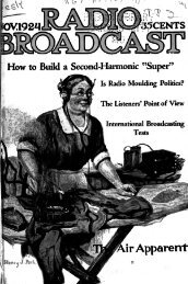 Radio Broadcast - 1924, November -104 Pages ... - VacuumTubeEra