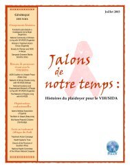 Histoires du plaidoyer pour le VIH/SIDA - POLICY Project