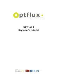 OPTFLUX 3 Beginner's tutorial