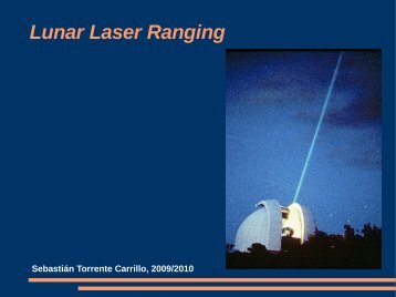 Lunar Laser Ranging (SebastiÃ¡n) - Proyecto Webs