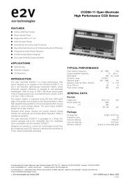 E2V CCD30-11 - Apogee Instruments, Inc.